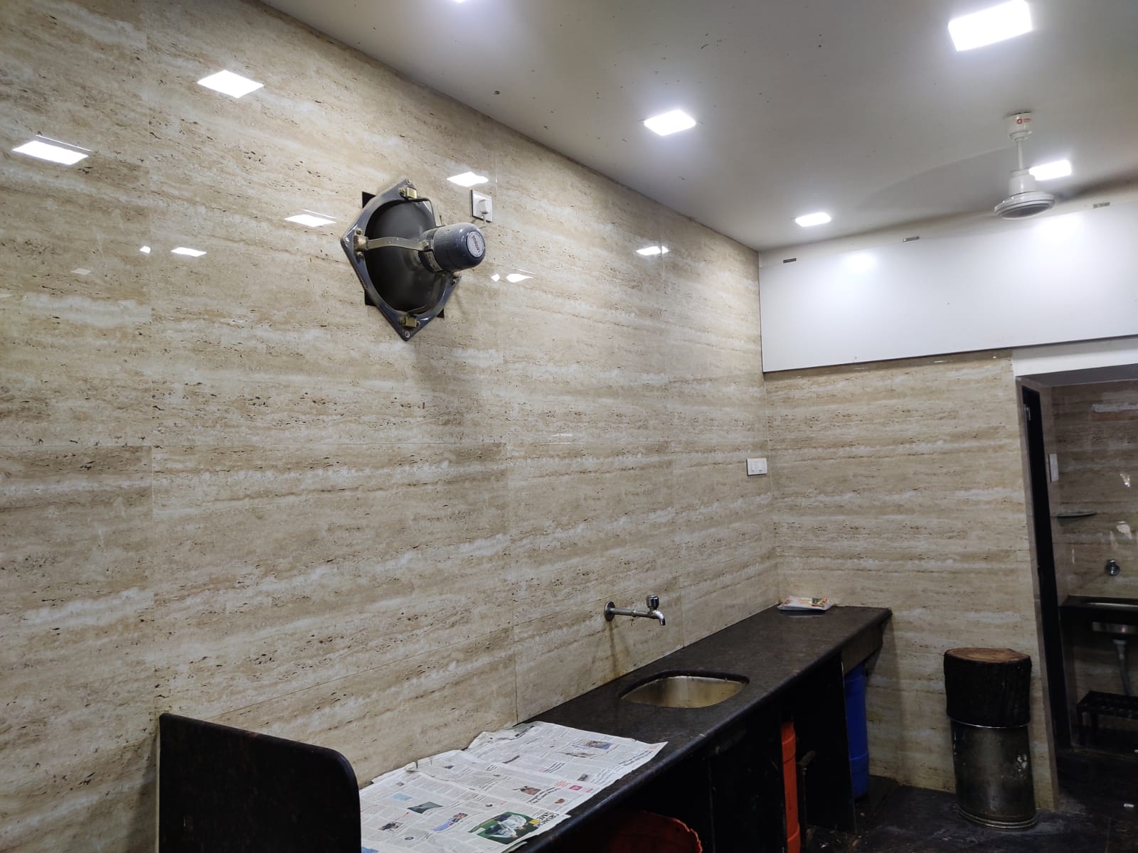 Stainless steel shelving
